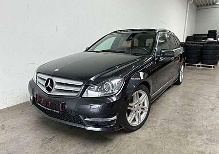 Mercedes-Benz C 220 T CDI AMG SPORTPAKET VOLL LEDER BEIGE PANO