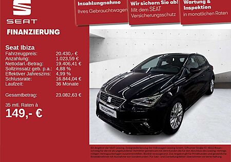 Seat Ibiza FR 1.0 TSI LED NAVI KEYLESS PDC RFK SHZ