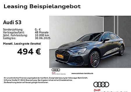 Audi S3 Lim. *MATRIX*PANO*NAV+*SONOS*HuD*R-CAM*
