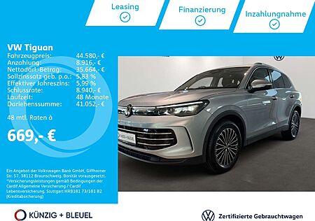 VW Tiguan Volkswagen Elegance 1,5 eTSI DSG*Nav*AHK*HuD*LED*Key