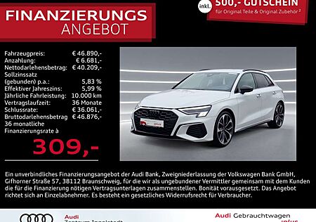Audi S3 Sportback TFSI qu MATRIX HuD ACC NAVI B&O KAM