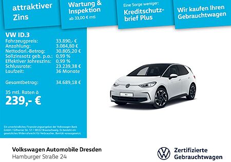VW ID.3 Volkswagen Pro