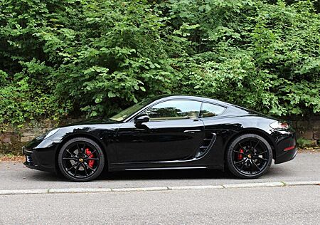 Porsche Cayman gebraucht kaufen Porsche Cayman 718 S Schalter | Schwarz/Beige | Approved