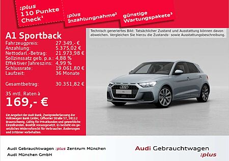 Audi A1 30 TFSI S tronic advanced Virtual/L