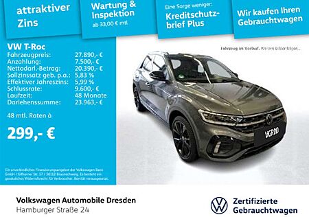VW T-Roc Volkswagen R-Line 1.5 TSI DSG LED NAV KAM APPC TRAVEL