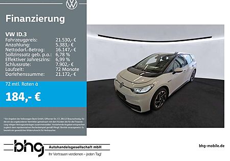 VW ID.3 Volkswagen Performance Upgrade Pure ACC-Front-LaneAssi