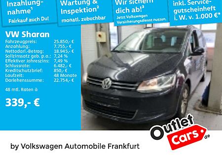 VW Sharan Volkswagen 2.0 TDI DSG Comfortline 7-Sitzer Navi ACC