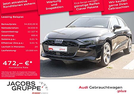 Audi A3 Sportback 30 TFSI Kamera, Navi Plus, Virt.
