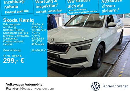 Skoda Kamiq 1.5 TSI DSG Style Navi LED Scheinwerfer Si