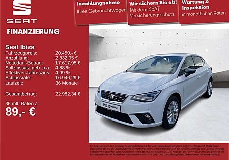 Seat Ibiza Xcellence 1.0TSI ACC LED NAVI RFK SHZ VIRT