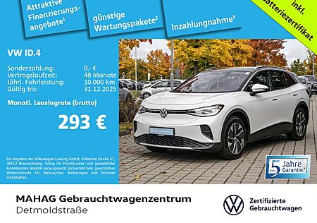 VW ID.4 Volkswagen Pure WärmePumpe CCS Navi LED Kamera Alu19Ha