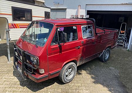 VW T3 Volkswagen 2WD Doppelkabine, Pritsche