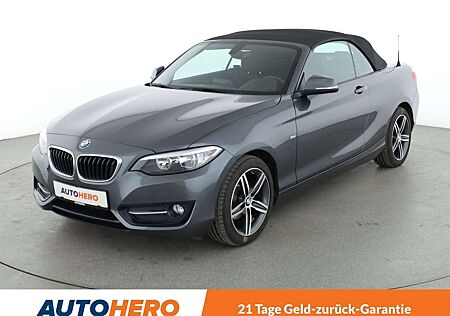 BMW 218i 218 Sport Line *TEMPO*PDC*SHZ*KLIMA*