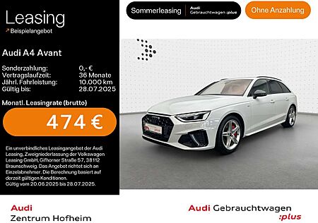 Audi A4 45 TFSI qu 2x S line S tro*B&O*HUD*Pano