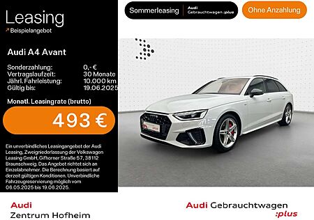 Audi A4 45 TFSI qu 2x S line S tro*B&O*HUD*Pano