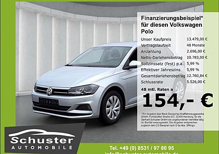 VW Polo Volkswagen VI 1.0*SHZ PDCv+h 2-Zon-Klima Bluetoo USB