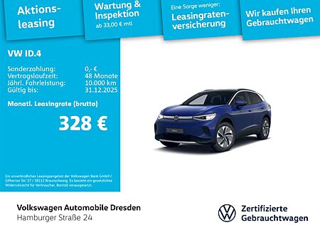 VW ID.4 Volkswagen Pure IQ.LIGHT HUD HARMAN FSHZG WÄRMEPUMPE