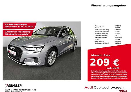 Audi A3 advanced 35 TFSI ACC LED Navi AHK