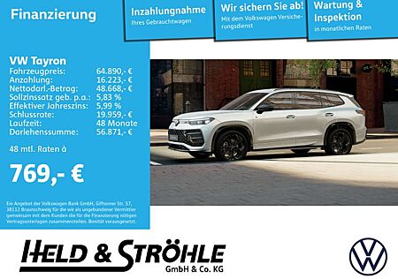 VW Tayron Volkswagen R-Line Black 2.0 TDI DSG 4M IQ AHK PANO