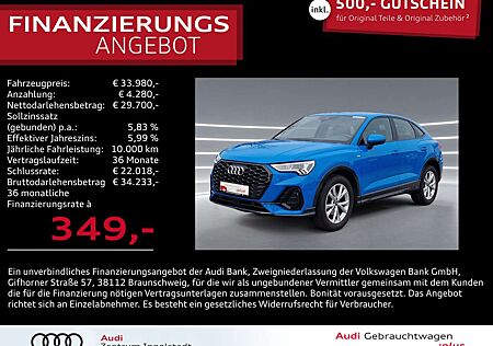Audi Q3 Sportback 35 TDI 2x S line LED ACC AHK NAVI S line