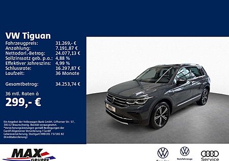 VW Tiguan Volkswagen 1.4 TSI Elegance eHybrid MATRIX+PANO+KAM+