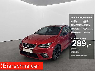 SEAT Ibiza 1.5 TSI DSG FR Black NAVI SHZ 18-ALU GRA KLIMA