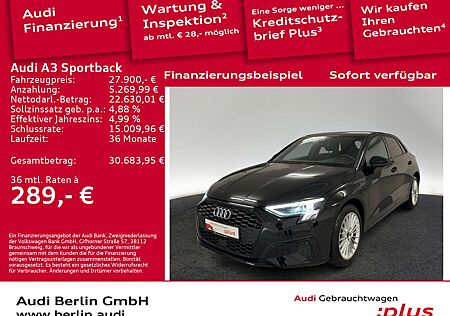 Audi A3 advanced 40 TFSI e S tr. LED RFK NA