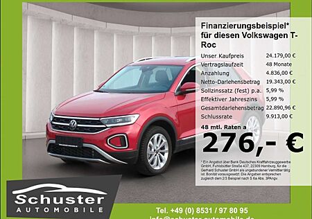 VW T-Roc Volkswagen Style 1.5TSI*LED+ ACC Navi Massage VKZ-Erk