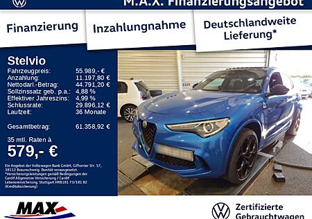 Alfa Romeo Stelvio QUADRIFOGLIO Q4 2.9 V6 BI-TURBO PANO+H&K