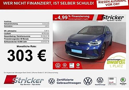 VW ID.4 Volkswagen Pro Performance 150/77 303,-ohne Anzahlung Navi I