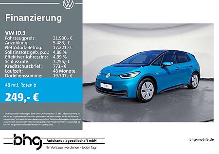 VW ID.3 Volkswagen Performance Upgrade Pro Family PanoDach Wär