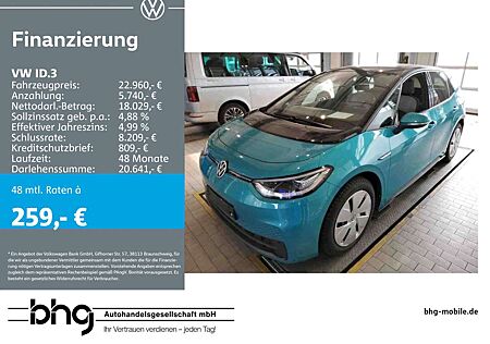 VW ID.3 Volkswagen Performance Upgrade Pro Family PanoDach Wär