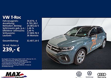 VW T-Roc Volkswagen 1.5 TSI R-Line LED+KAMERA+AHK+PDC+ERGO