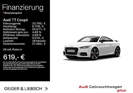 Audi TT 2,0 TFSI S-Line Comp+Matrix+B&O+black