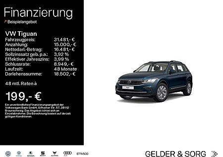 VW Tiguan Volkswagen Life 2.0 TDI Stand*Navi*ACC*AHK*LED*DAB+