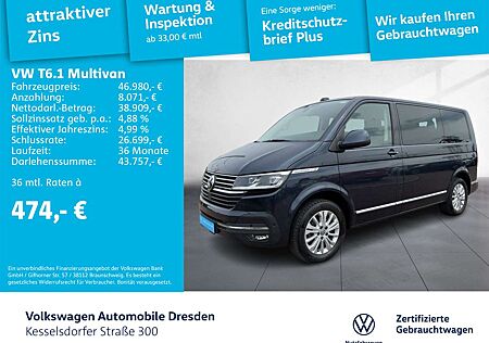 VW T6 Volkswagen .1 Multivan 2.0 TDI DSG Comfortline AHZV Navi
