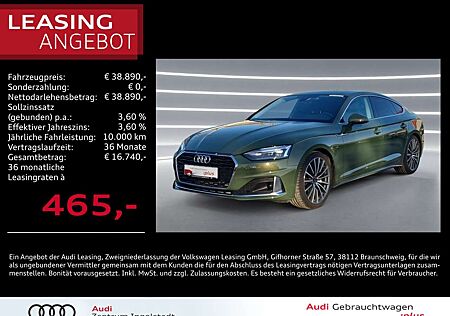Audi A5 Sportback 40 TFSI NAVI AHK 19" virtual Advanced