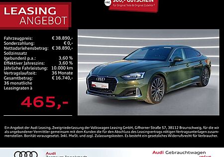 Audi A5 Sportback 40 TFSI NAVI AHK 19" virtual Advanced