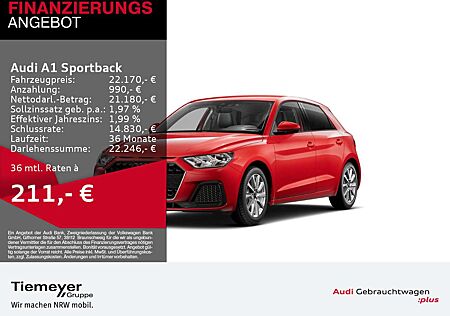 Audi A1 25 TFSI ADVANCED LM16 PRIVACY GRA S