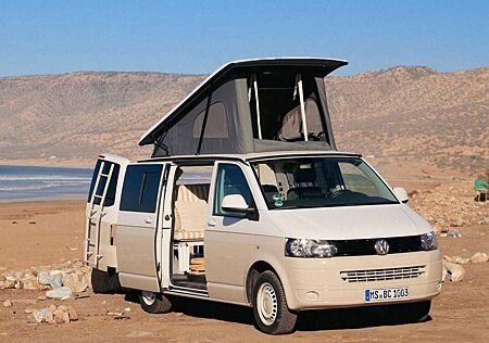 VW T5 Transporter Volkswagen 2,0 TDI Camper+Boho+Aufstelldach+Standh+Küche