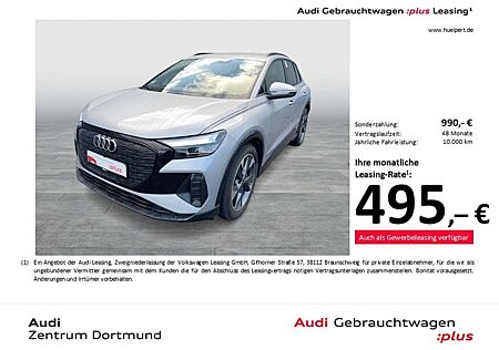Audi Q4 e-tron gebraucht kaufen Audi Q4 e-tron 55 quattro S LINE BLACKPAK AHK CAM 20Z