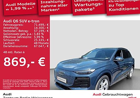 Audi Q6 e-tron Q6 *QUA*MATRIX*PANO*B&O*AHK*360*HUD*NAVI**