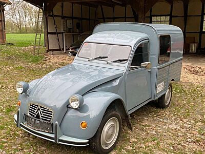 Citroen 2CV Kasten mit H-Kennzeichen