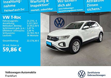 VW T-Roc Volkswagen 1.0 TSI Life Navi LED DAB+ FrontAssist
