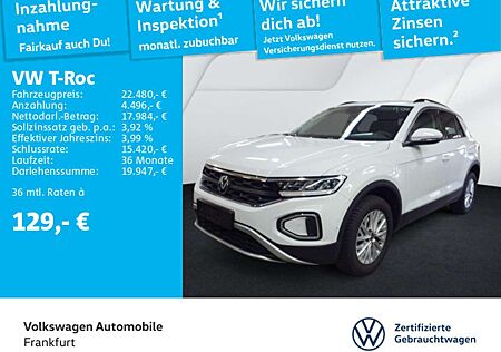VW T-Roc Volkswagen 1.0 TSI Life Navi LED DAB+ FrontAssist