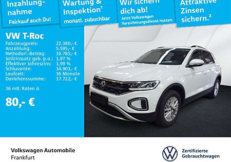 VW T-Roc Volkswagen 1.0 TSI Life Navi LED DAB+ FrontAssist