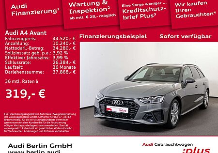 Audi A4 S line 35 TFSI S tr. LED NAVI PANO