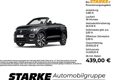 VW T-Roc Volkswagen Cabriolet 1.5 TSI DSG R-Line Black Style