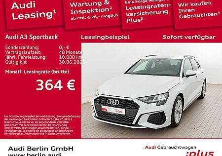 Audi A3 S line 30 TFSI S tr. PDC NAVI LED