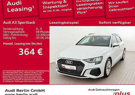 Audi A3 S line 30 TFSI S tr. PDC NAVI LED